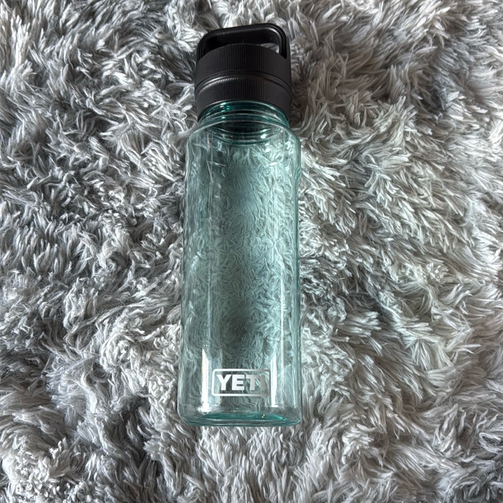 YETI plastic water bottle